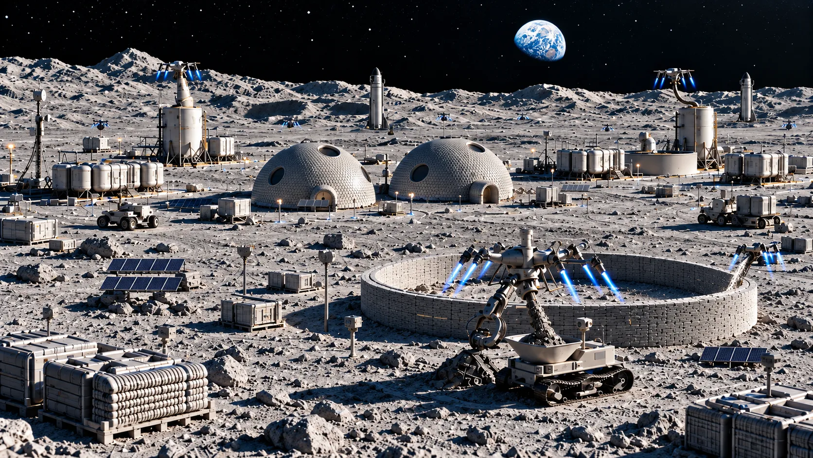 RETHINK SPACE – New Space Economy for Lunar Infrastructure